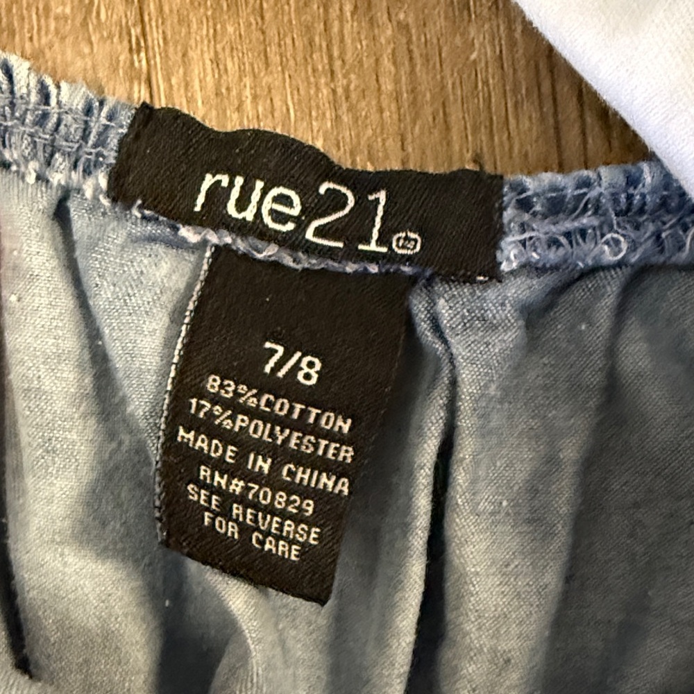 Rue21 Light Blue Denim Women’s Casual Dress 7/8 - Picture 2 of 5